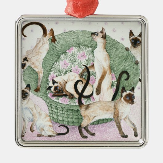 私達はシャムです メタルオーナメント (正面)