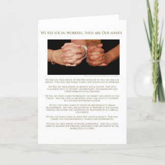 私達はソーシャルワーカーです カード