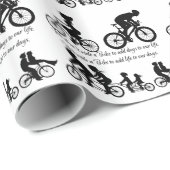私達はバイクに乗ります ラッピングペーパー (ロールコーナー)
