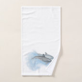 私達はバンドウイルカを愛します! バスタオルセット (ハンドタオル)