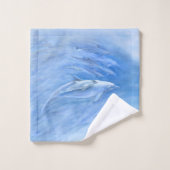 私達はバンドウイルカを愛します! バスタオルセット (ウォッシュタオル)