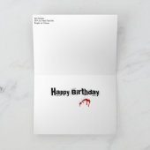 「私達はバースデー・カードに」残ります カード (内部)