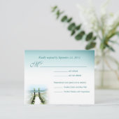 私達はビーチRSVPの応答カードのそれをしています 出欠カード (スタンド正面)