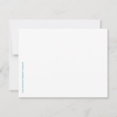 私達はビーチRSVPの応答カードのそれをしています 出欠カード (裏面)