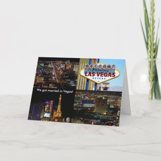 私達はベガスで結婚しました! カード (正面)