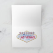 私達はベガスで結婚しました!  発表カード 案内状 (内部)