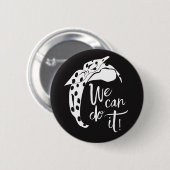 私達はボタンそれをしてもいいです。 RosieインスパイアRivoter 缶バッジ (正面&裏面)