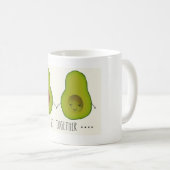 "私達はマグ"アボカドの一緒に行きます コーヒーマグカップ (正面右)
