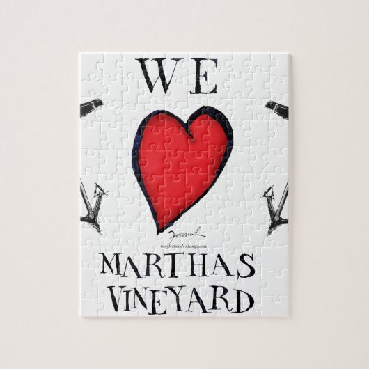 私達はマーサのブドウ園を愛します ジグソーパズル (縦)