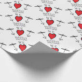 私達はマーサのブドウ園を愛します ラッピングペーパー (角)