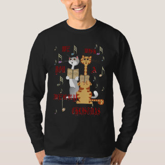 私達はメリークリスマスのワイシャツを望みます Tシャツ