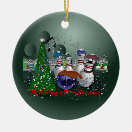 私達はメリークリスマスを望みます セラミックオーナメント