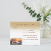 私達はヨットRSVPの応答カードのそれをしています 出欠カード (スタンド正面)