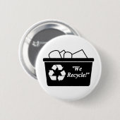 私達はリサイクルします 缶バッジ (正面&裏面)