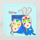 私達はルイジアナのLAのニュー・オーリンズ移動動かされた移動を有します 案内状 (正面/裏面)