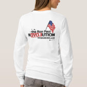 私達はロン・ポールのワイシャツに気づかせました Tシャツ (裏面)