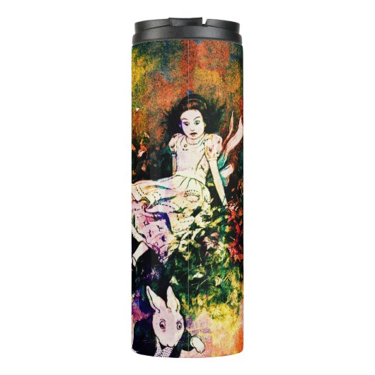 私達は不思議の国のここにすべての不機嫌アリスいます タンブラー (裏面)