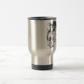 私達は不機嫌のここに-チェシャーすべての猫います トラベルマグ (中央)