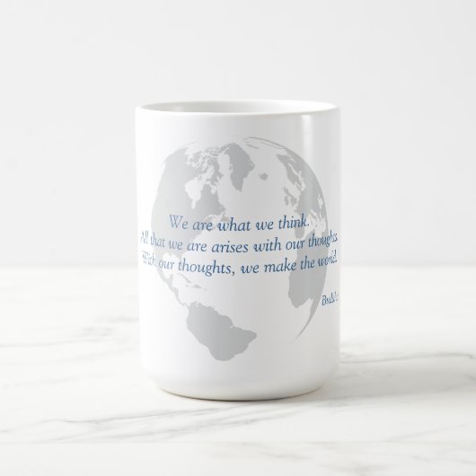 私達は世界仏にマグを引用させます コーヒーマグカップ (中央)