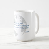 私達は世界仏にマグを引用させます コーヒーマグカップ (正面右)