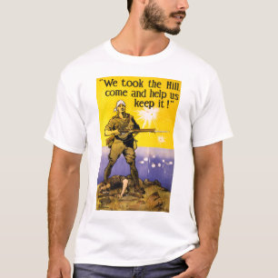 私達は丘を取りました Tシャツ