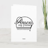 私達は主です カード (裏面)