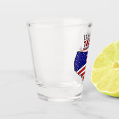 "私達は人々" 2020の小グラスを切札で取ります ショットグラス (左)