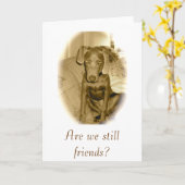 私達は今でも友人ですか。 カード (黄色い花)