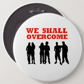 私達は克服します 缶バッジ (正面&裏面)
