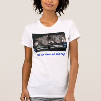 私達は出て来、遊んでもいいですか。 Tシャツ