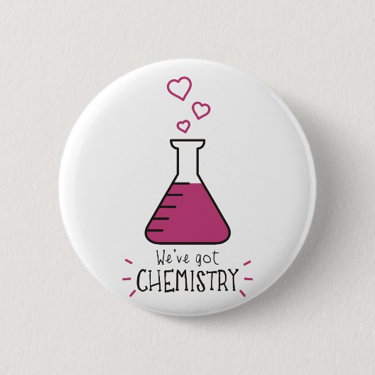 私達は化学を持っています 缶バッジ (正面)