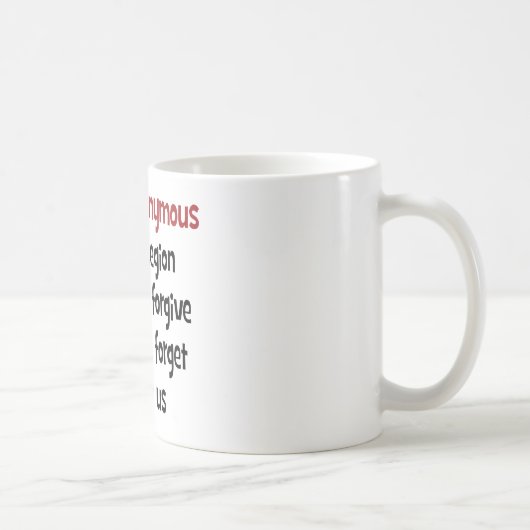 私達は匿名です コーヒーマグカップ (右)