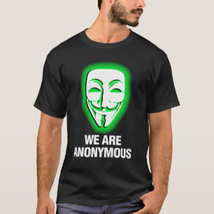 私達は匿名です。 (緑) Tシャツ