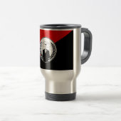 私達は匿名の無政府主義者の旗です トラベルマグ (正面右)