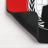 私達は匿名の無政府主義者の旗です マウスパッド (コーナー)