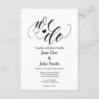 私達は基本的な結婚式招待状をします 招待状