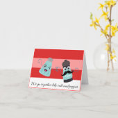 私達は塩およびコショウのように一緒に行きます カード (黄色い花)