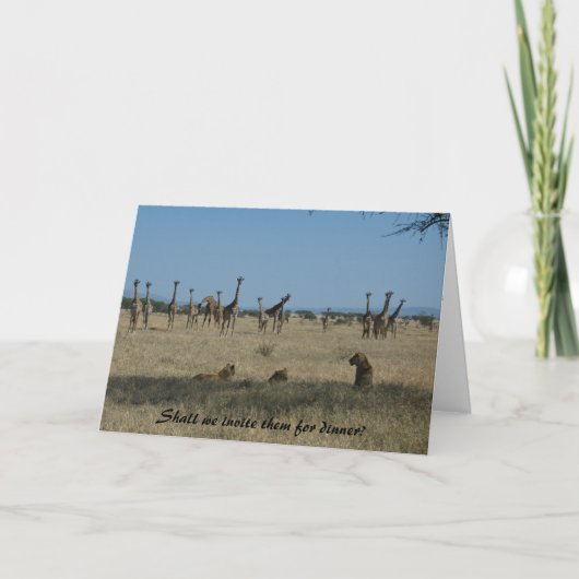 私達は夕食のためのそれらを誘います 招待状 (正面)