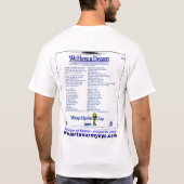 私達は夢- Malkyの雄鹿--をするために有します Tシャツ (裏面)