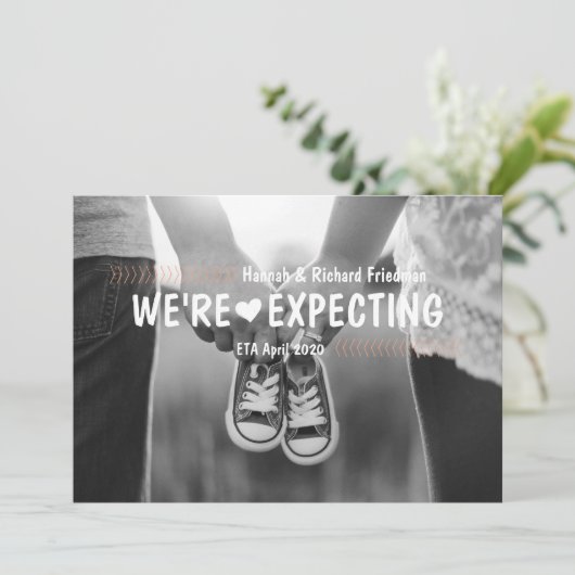 私達は妊娠の写真の発表を期待しています 案内状 (スタンド正面)