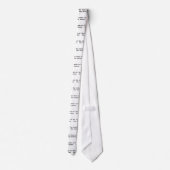 私達は学校のために、生命の間学びません ネクタイ (裏面)