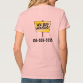 私達は家のワイシャツを買います Tシャツ (裏面)