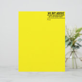 私達は家の黄色い手紙の頭部を買います レターヘッド (スタンド正面)