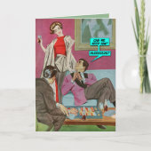 私達は彼を保ってもいいですか。 [おもしろいな挨拶状] カード (正面)