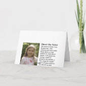 私達は彼を崇拝するためにクリスマスカード来ました シーズンカード (裏面)