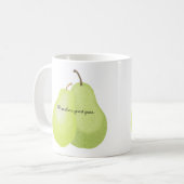 私達は彼女のための素晴らしいナシのマグのカップルのギフトのマグを作ります コーヒーマグカップ (正面左)