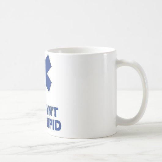 私達は愚か固定できません コーヒーマグカップ (右)