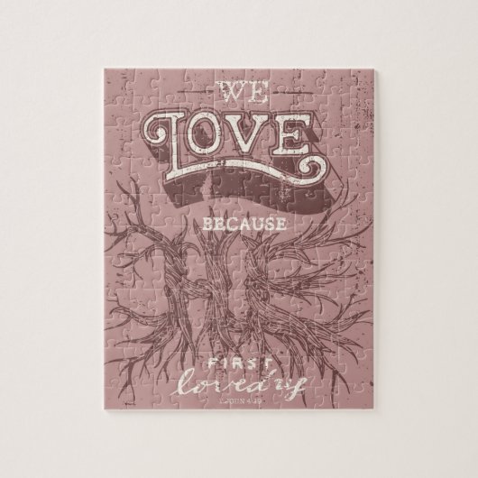 私達は愛します(ピンク) ジグソーパズル (縦)