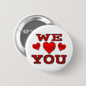 私達は愛します 缶バッジ (正面&裏面)