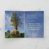 私達は新しい住所-カード--を有します 案内状 (内部)